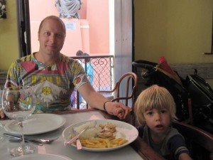 Nikita and Lucas Tselovalnikov in Salvador Da Bahia, Brazil, 2014