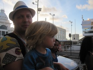 Nikita and Lucas Tselovalnikov in Salvador Da Bahia, Brazil, 2014