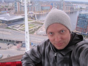 Nikita Tselovalnikov in London near O2 Arena